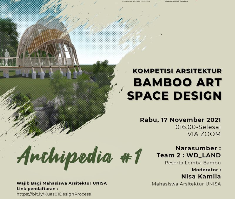 Berbagi Pengalaman Kompetisi Arsitektur Nasional dalam Webinar ARSIPEDIA #1